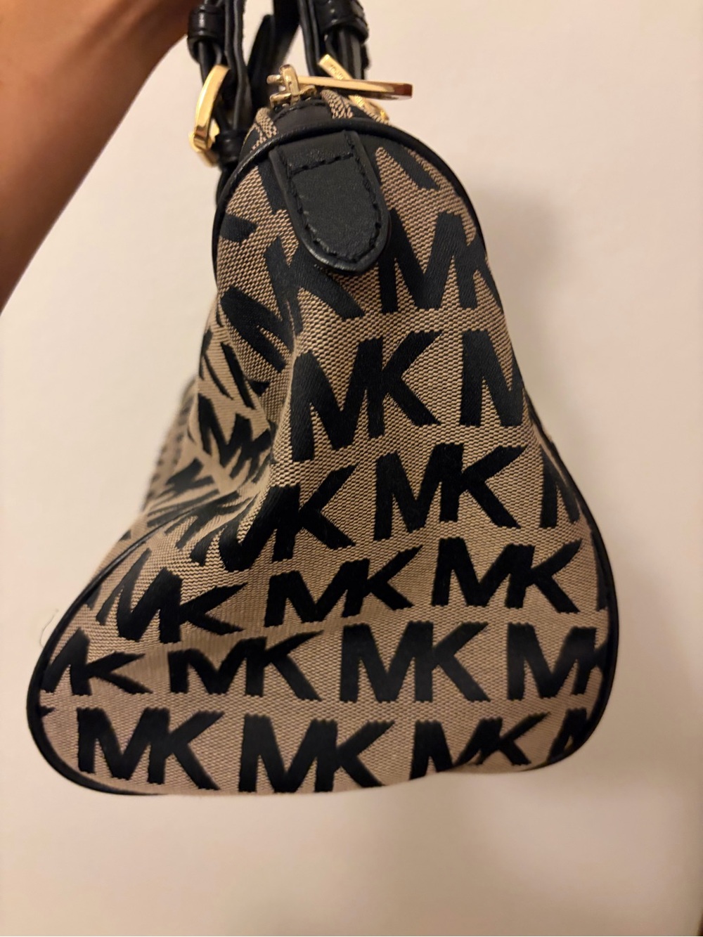 Michael Kors Logo Bowling Bag - Picture 9 of 11